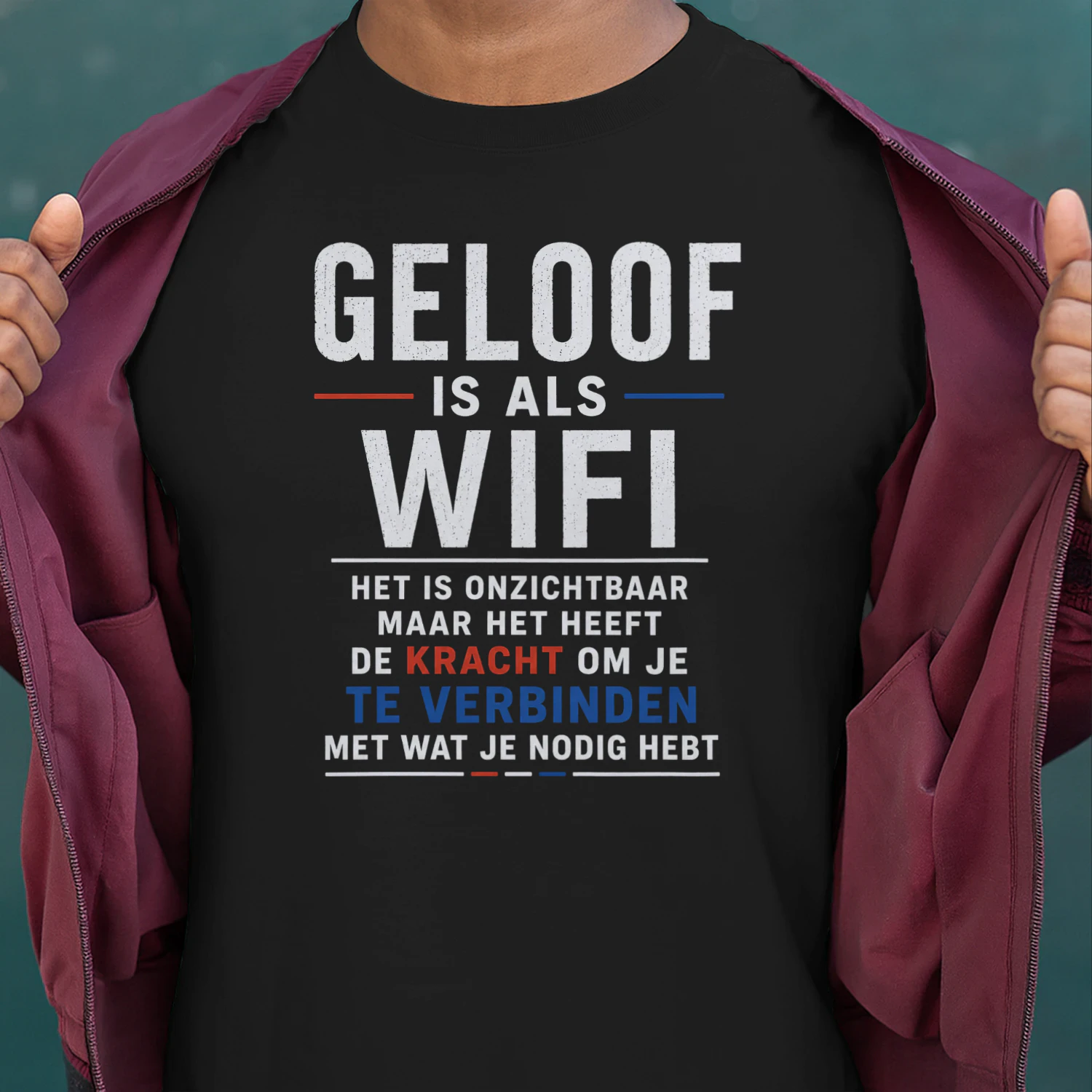 GELOOF IS ALS WIFI