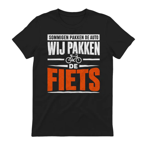 Sommigen pakken de auto wij pakken de fiets