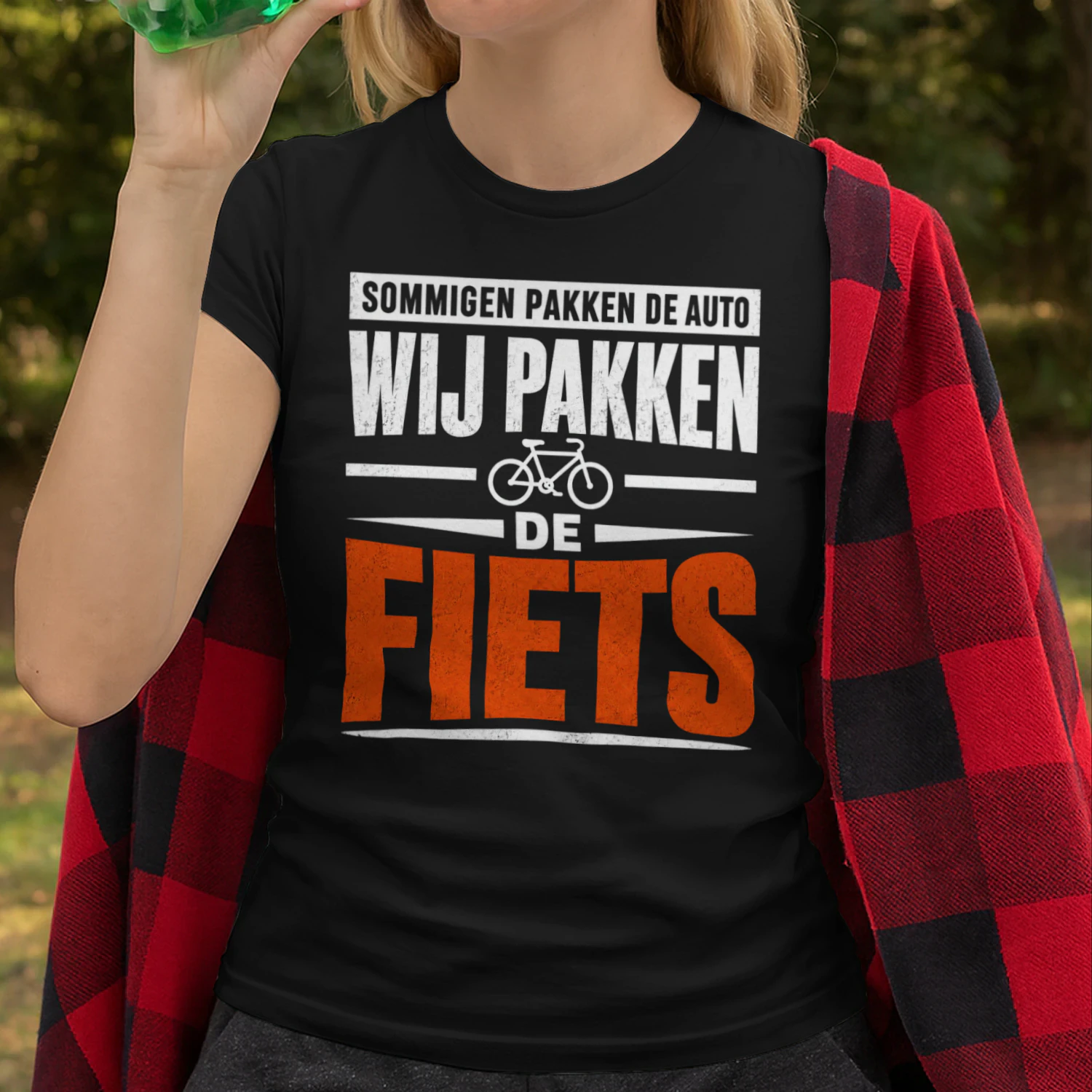 Sommigen pakken de auto wij pakken de fiets