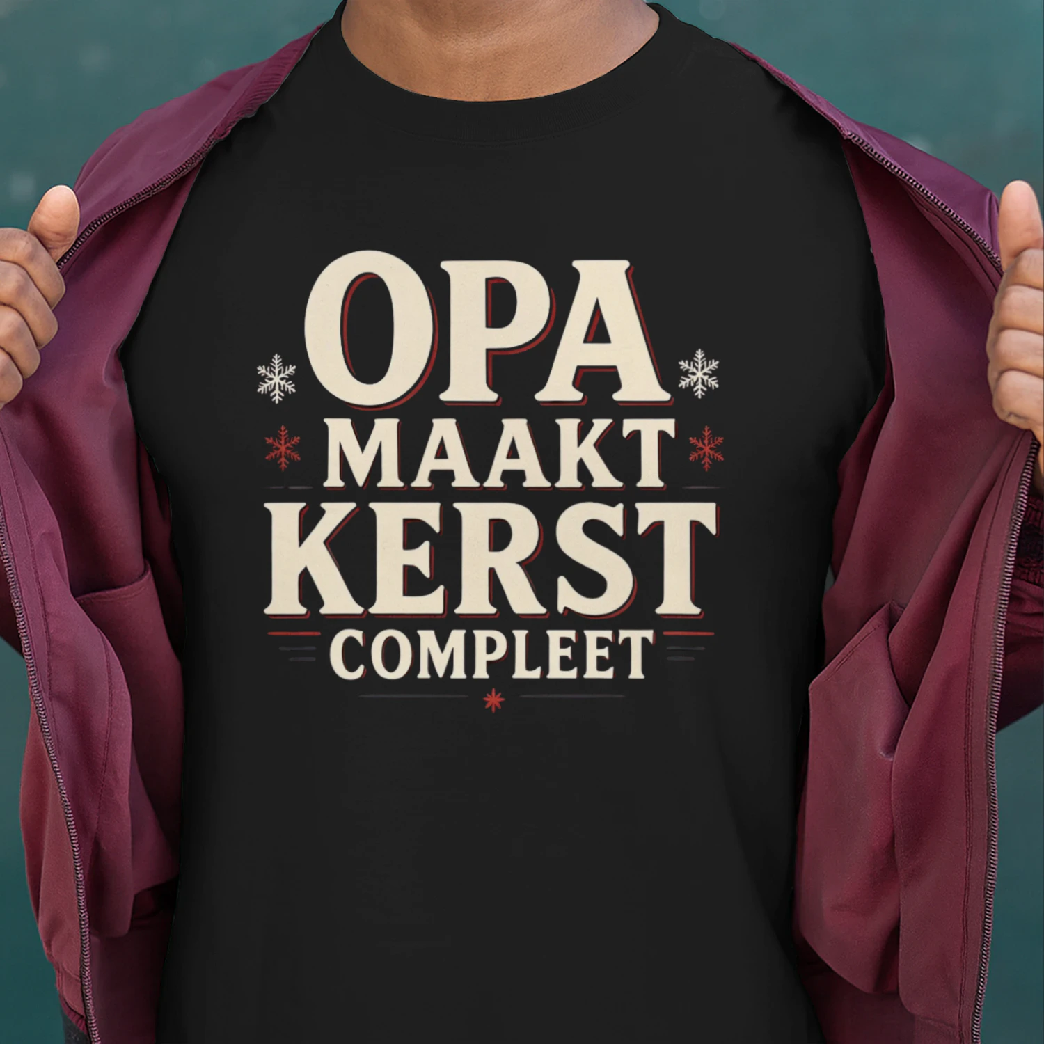 OPA MAAKT KERST COMPLEET