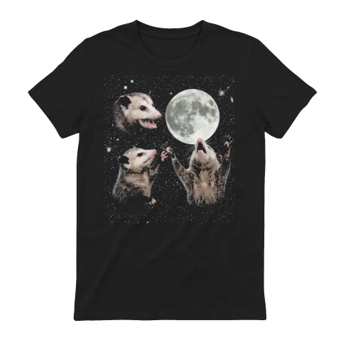 Bass Fish Howling to the Moon Shirt