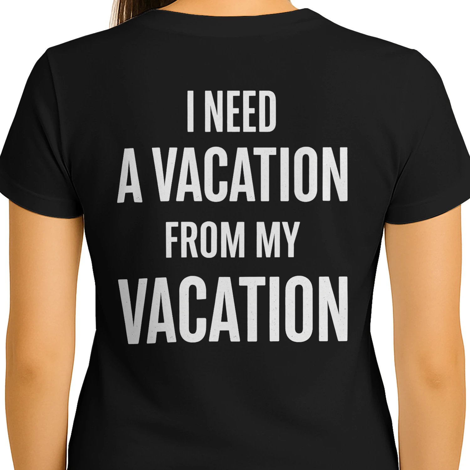 I Need a Vacation from My Vacation T-Shirt, Funny Vacation Shirt, Travel Lover Tee, Minimalist Typography Shirt, Summer Gift