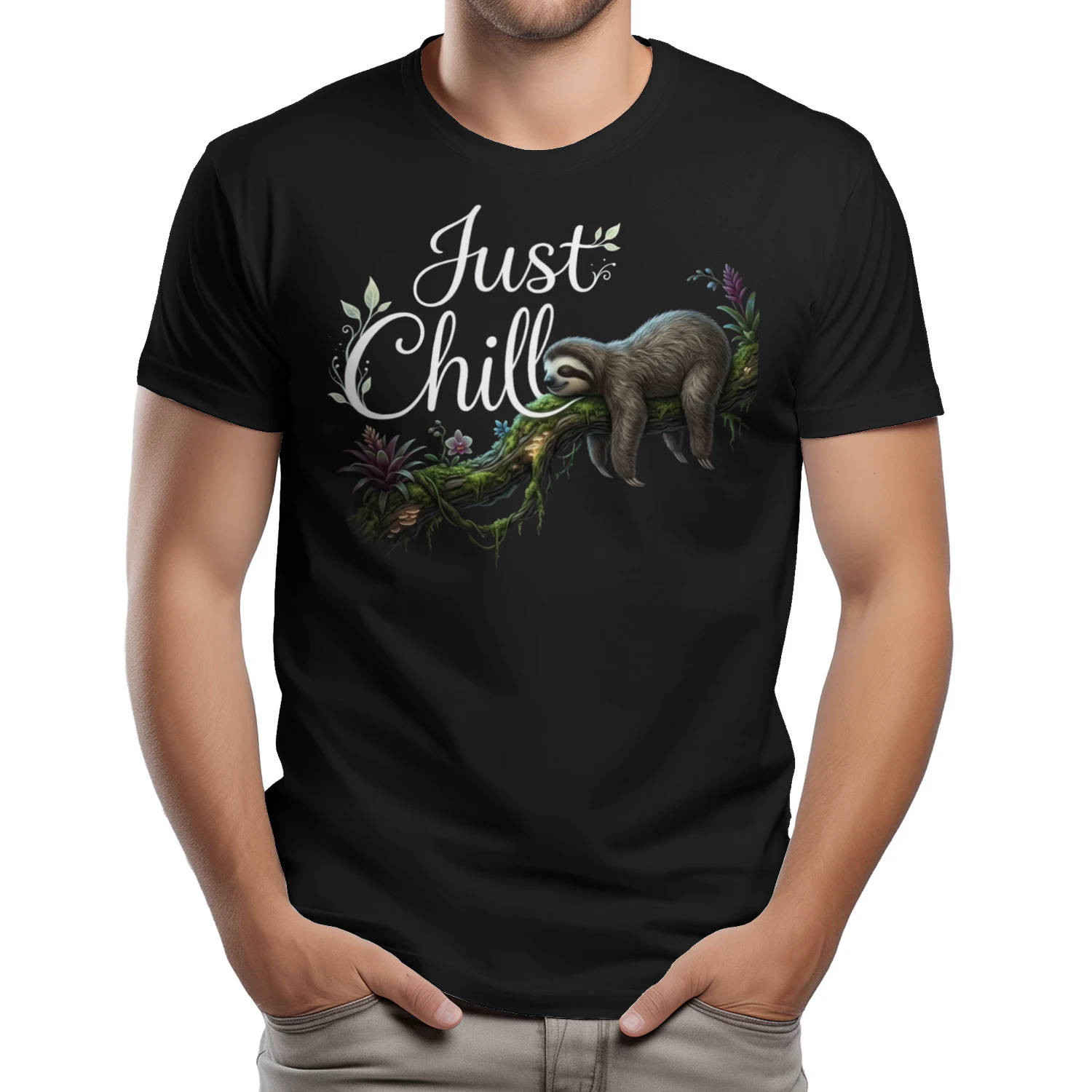  Just Chill Sloth apparel | Cool Relaxing Anti Stress Novelty T-Shirt