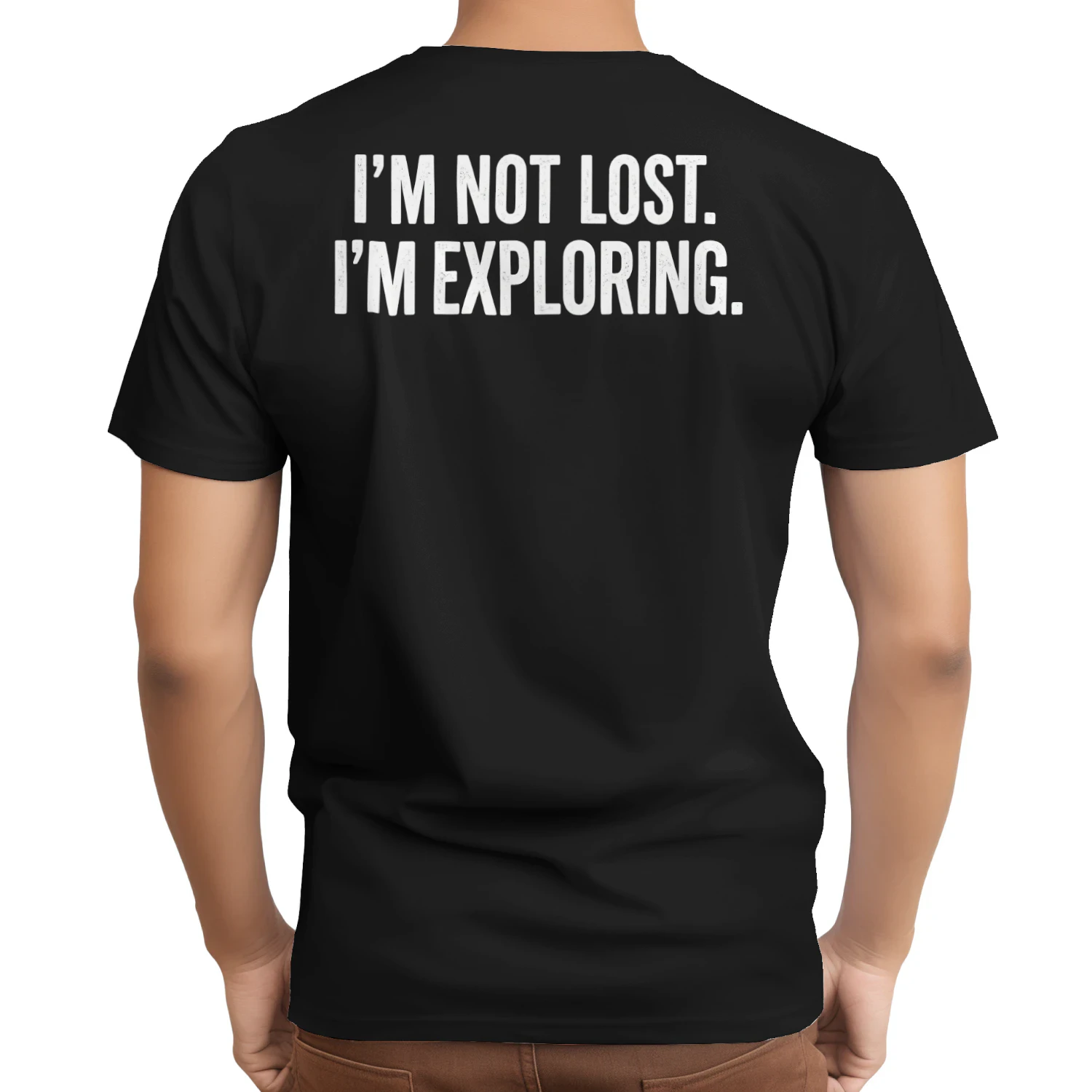 I'm Not Lost I'm Exploring T-Shirt, Funny Hiking Shirt, Adventure Lover Tee, Camping Gift, Travel Graphic Tee, Outdoor Explorer Shirt