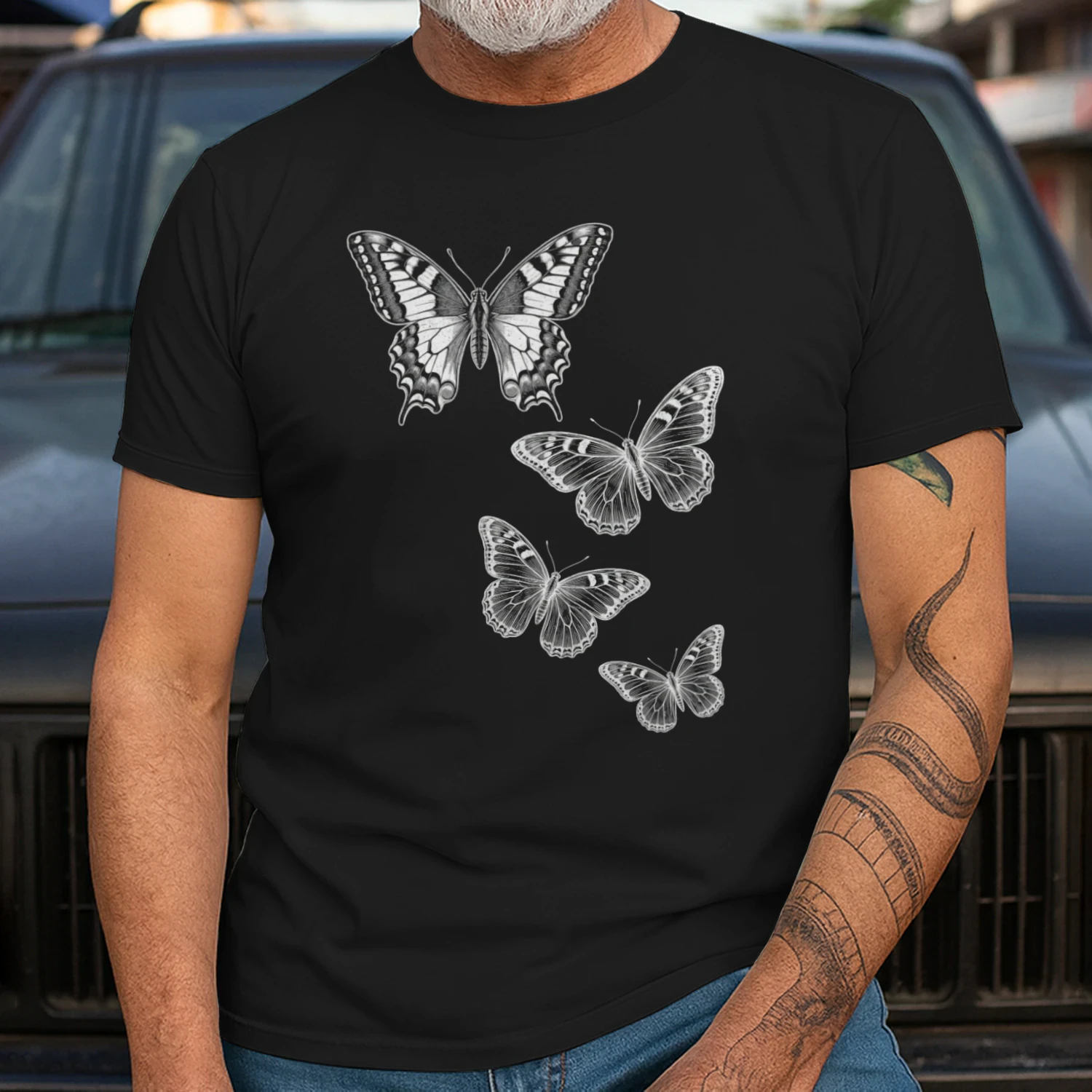 Butterfly Shirt, Vintage Butterfly Tee, Coquette Aesthetic Shirt, Minimalist Graphic Tee, Comfort Colors