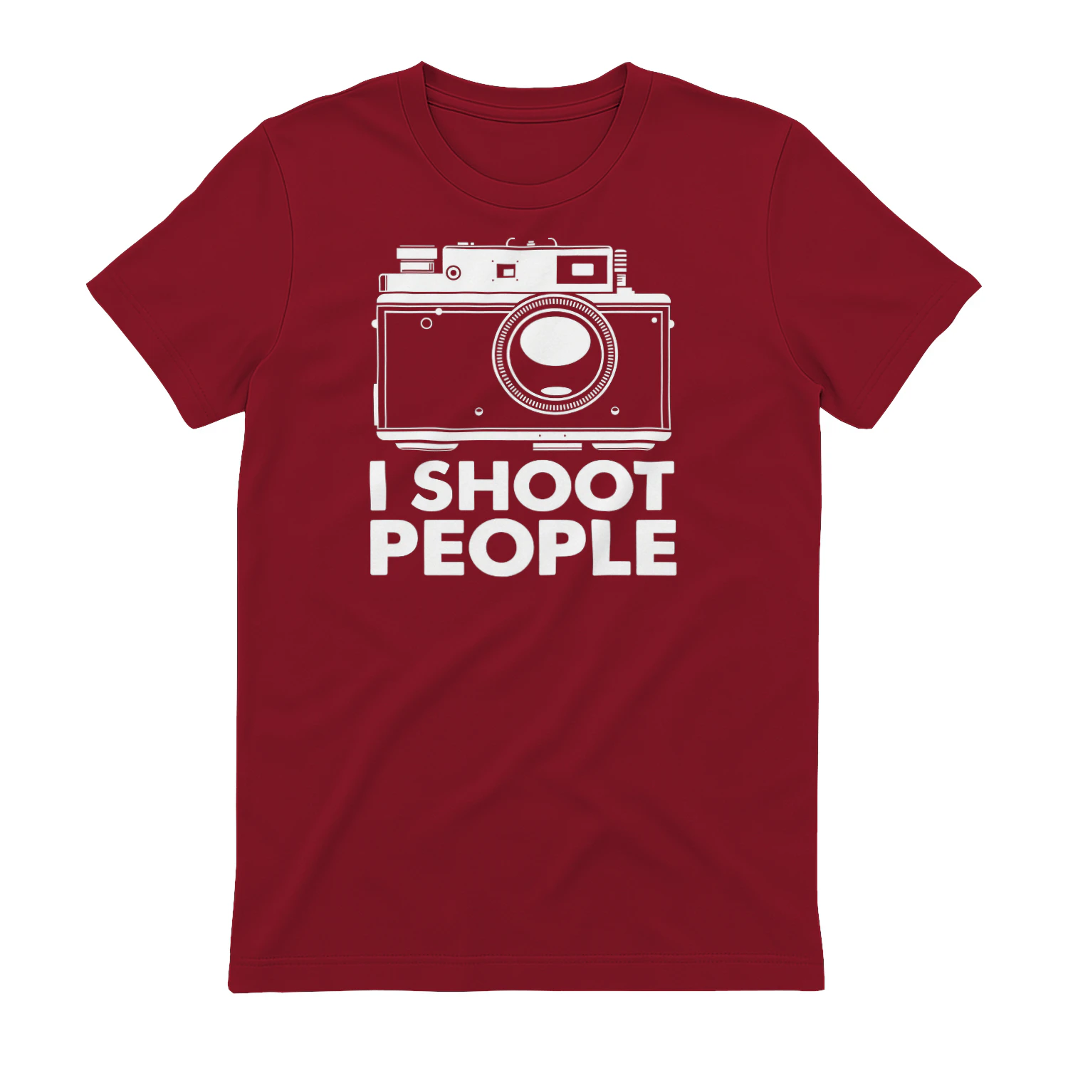 Photography Camera T-Shirt I Shoot People film Camera Tshirt distressed print v3 Photographers Tee Shirt Mens Womens Ladies Kids Geek Funny