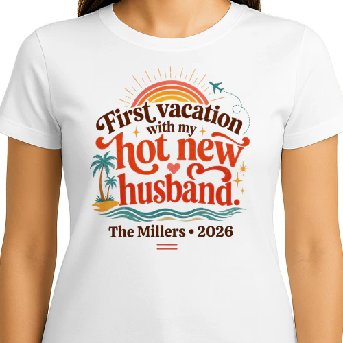 Personalized Couple Vacation Tee