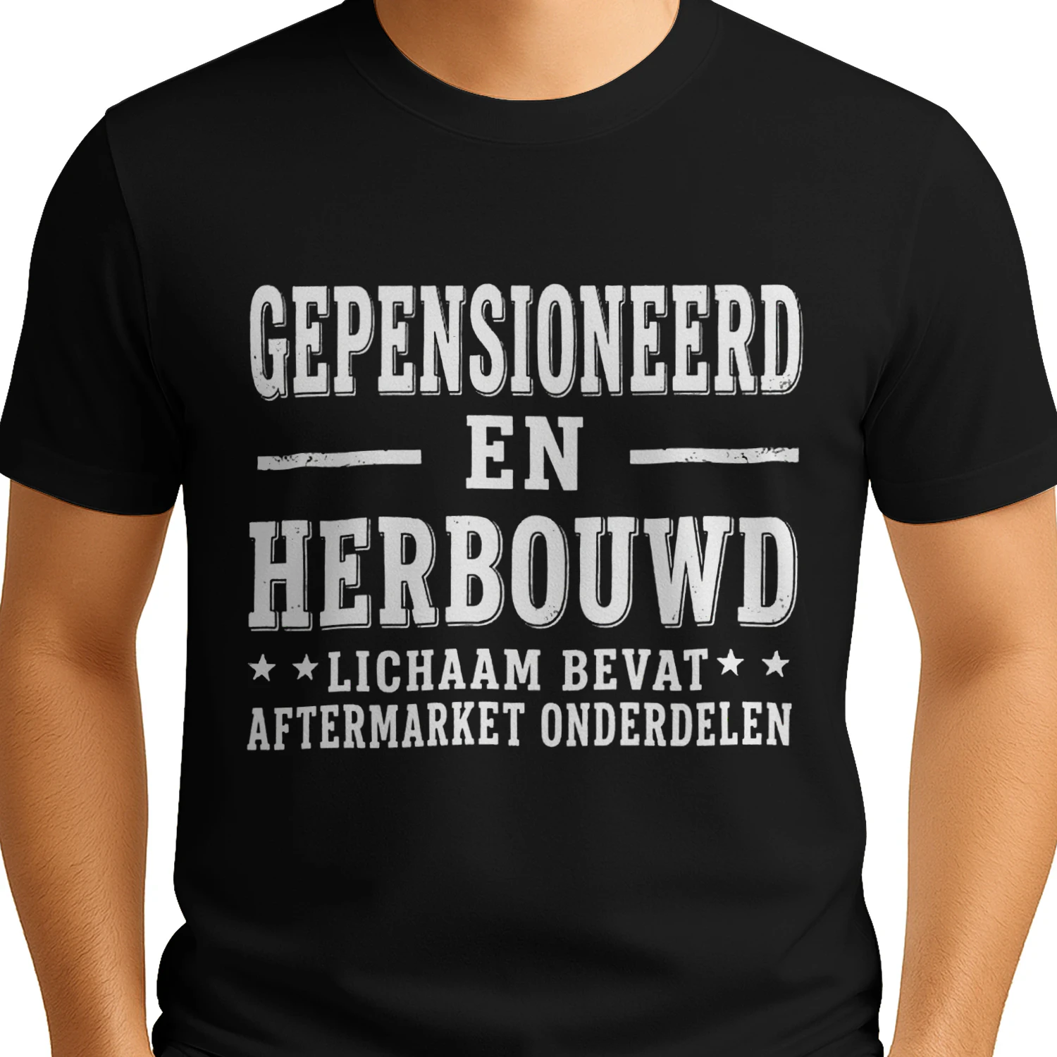 Shirt Gepensioneerd En Herbouwd