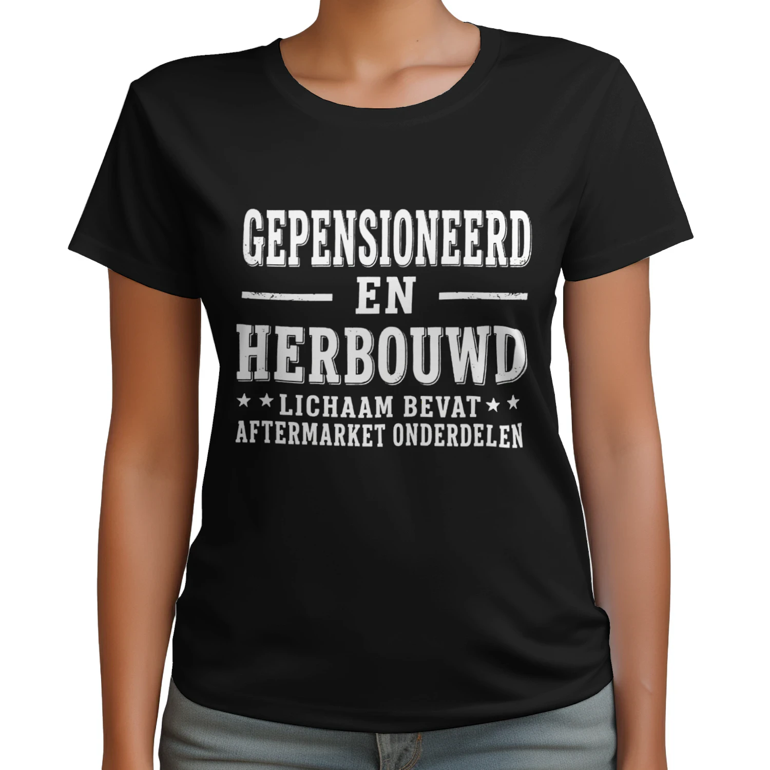 Shirt Gepensioneerd En Herbouwd