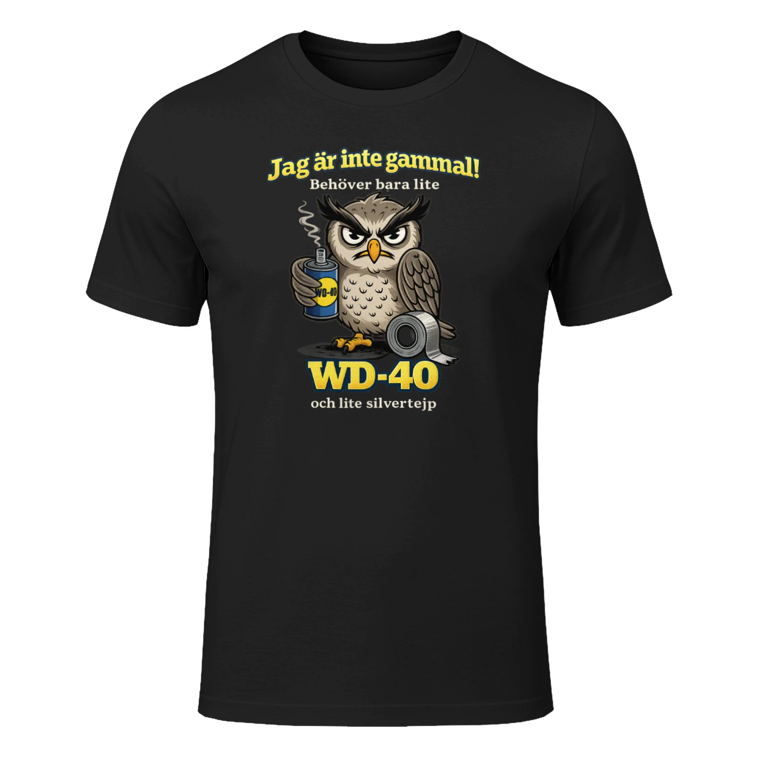 Jag är inte gammal! Jag behöver bara lite WD-40 och lite silvertejp