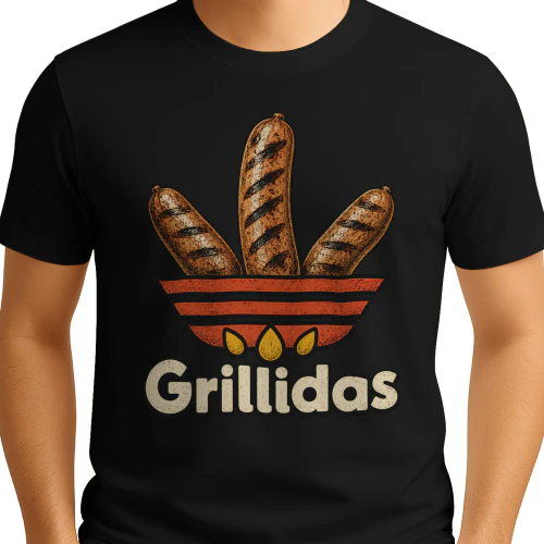 Grillidas Herren T-Shirt – Lustiges Grillshirt für echte Grillmeister