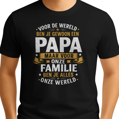 Voor de wereld ben je gewoon een papa, maar voor onze familie ben je alles — onze wereld"
