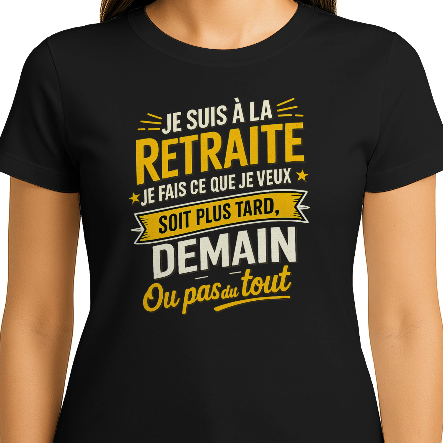 je suis a la retraite