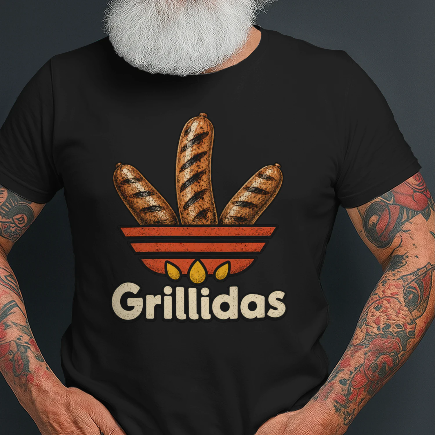 Grillidas Herren T-Shirt – Lustiges Grillshirt für echte Grillmeister