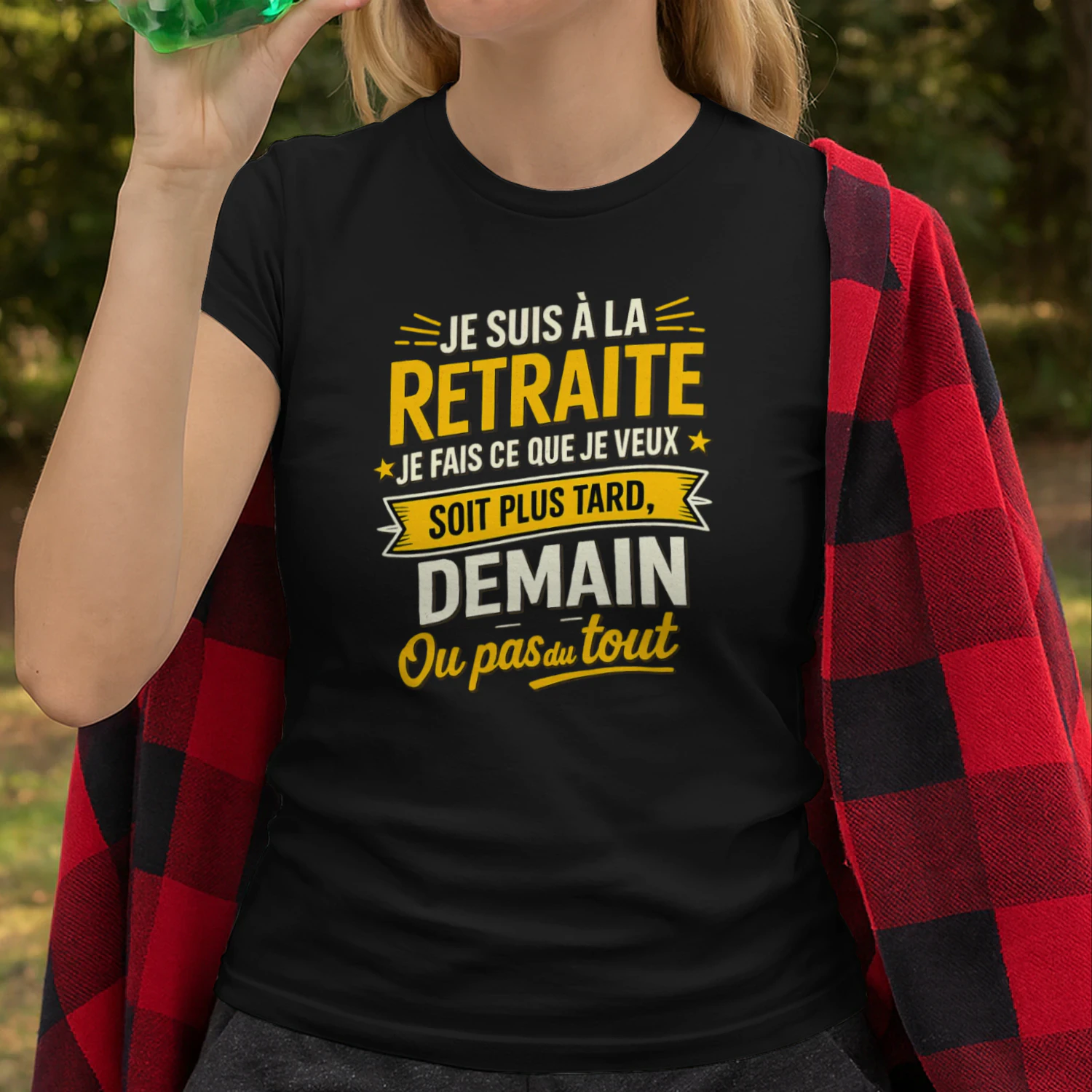 je suis a la retraite