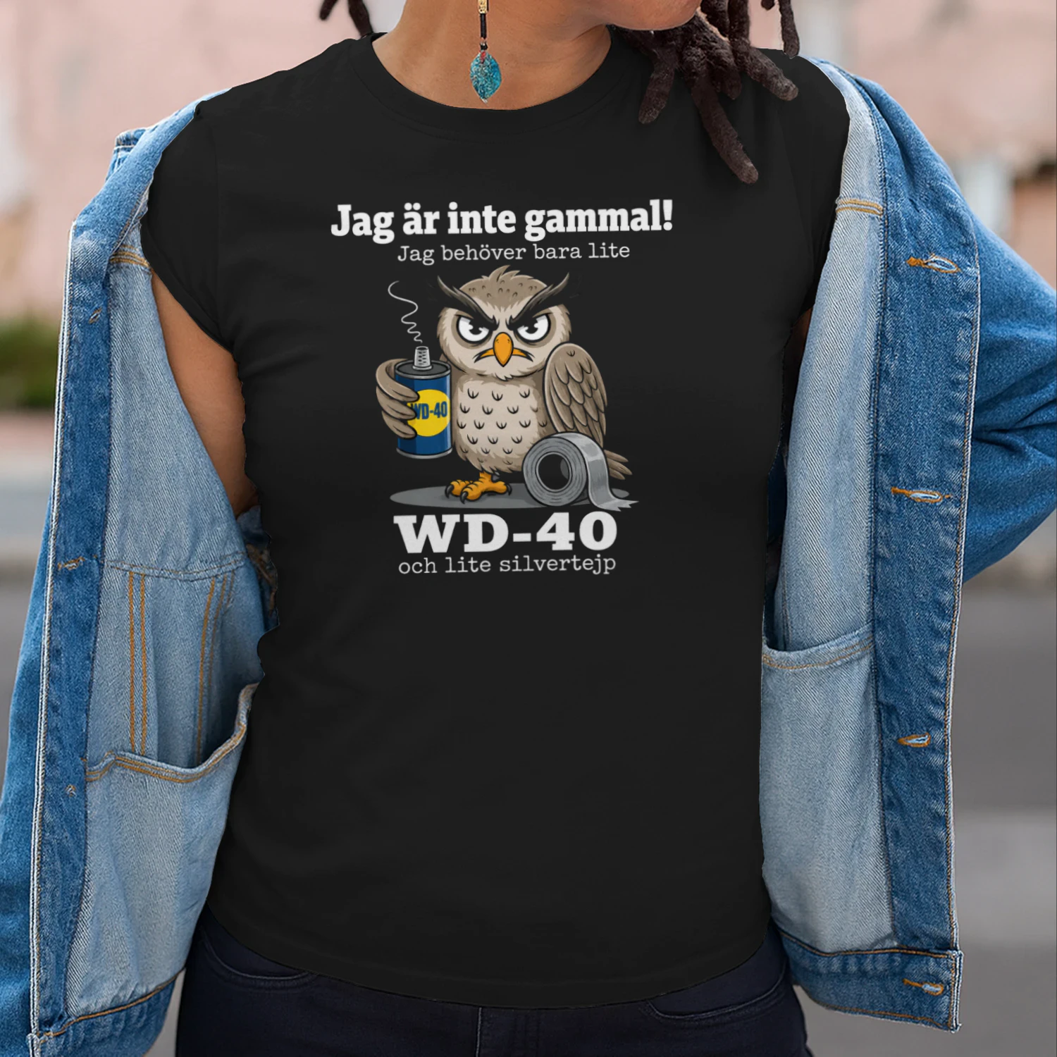 Jag är inte gammal! Jag behöver bara lite WD-40 och lite silvertejp