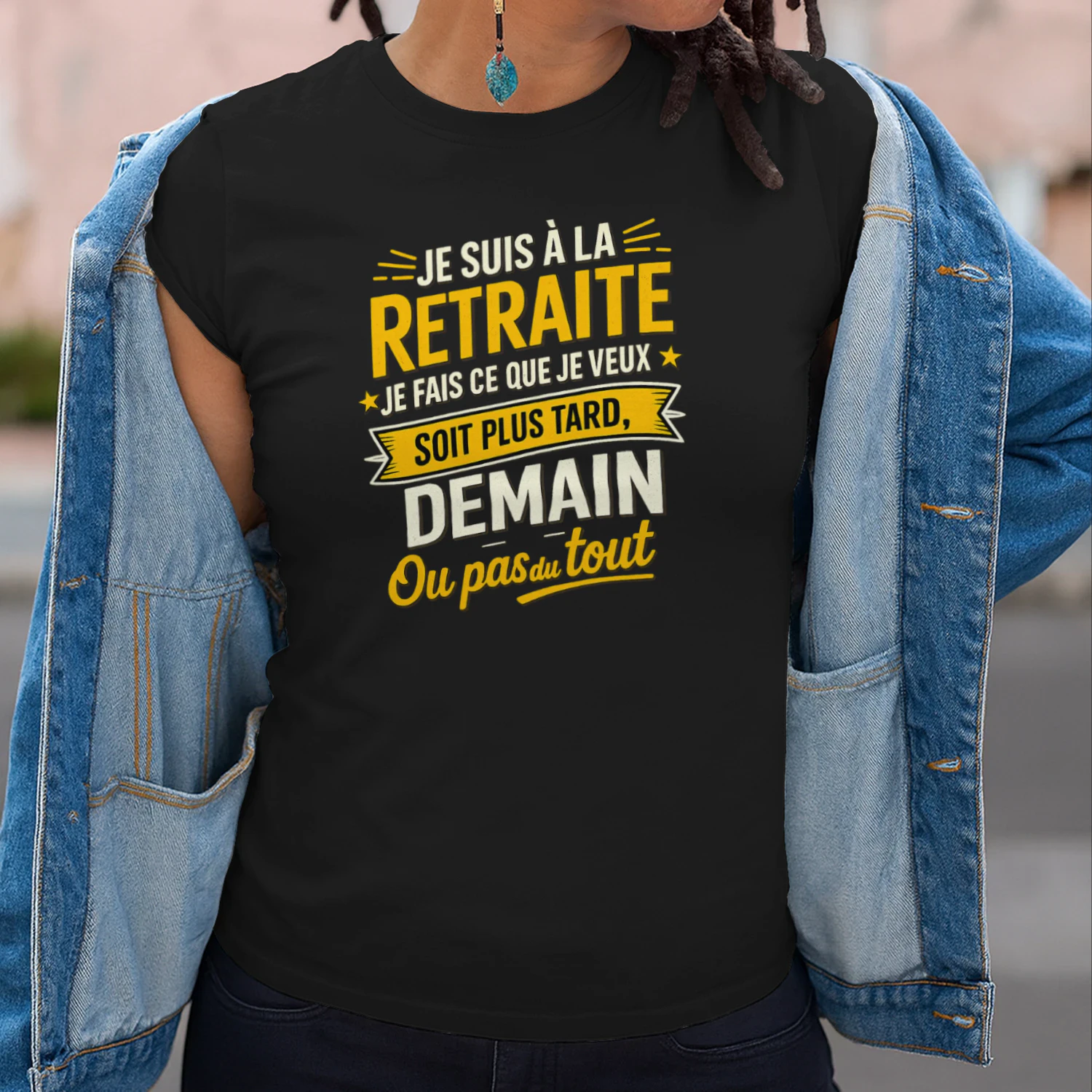 je suis a la retraite