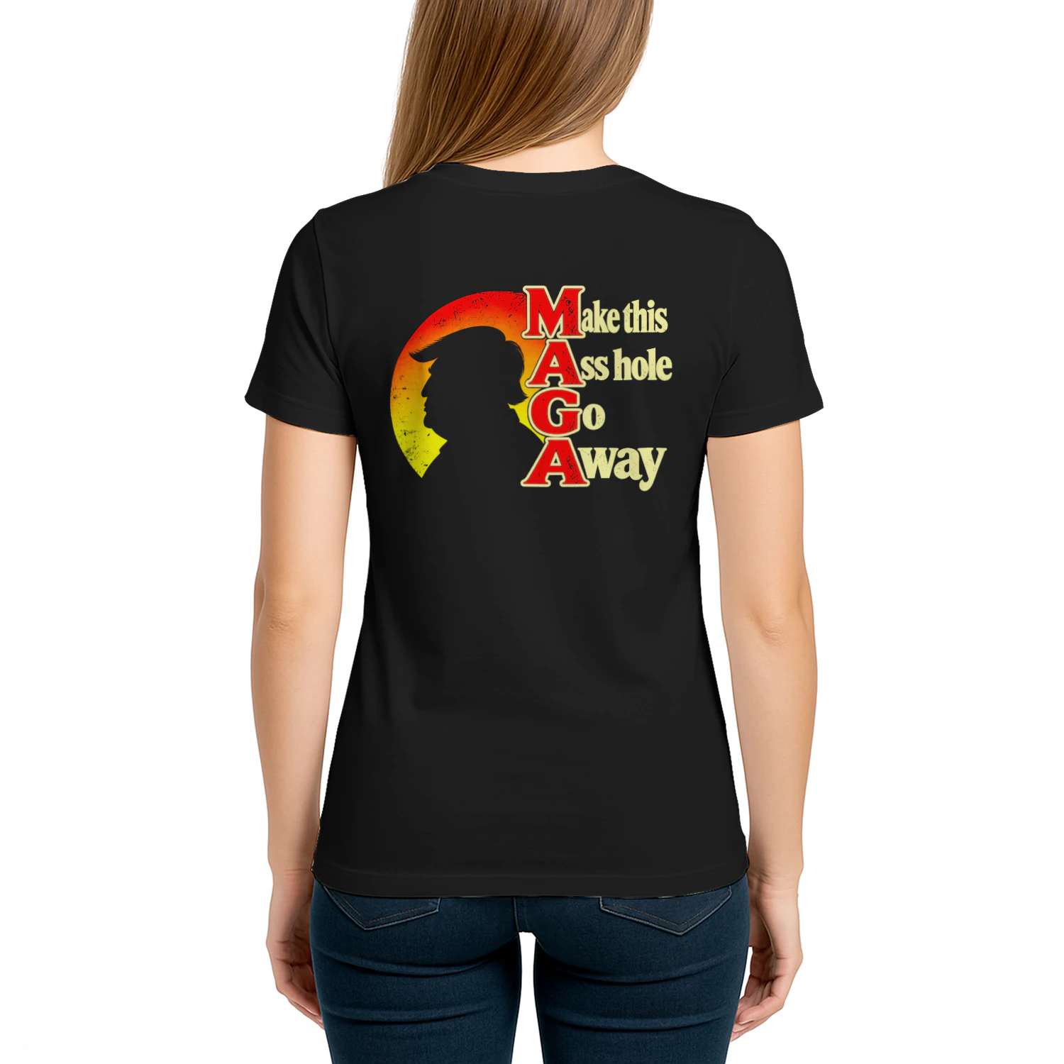 MAGA Make This Asshole Go Away Anti Trump Vintage Graphic shirt