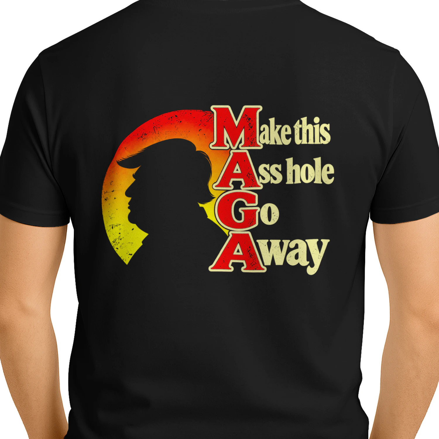 MAGA Make This Asshole Go Away Anti Trump Vintage Graphic shirt