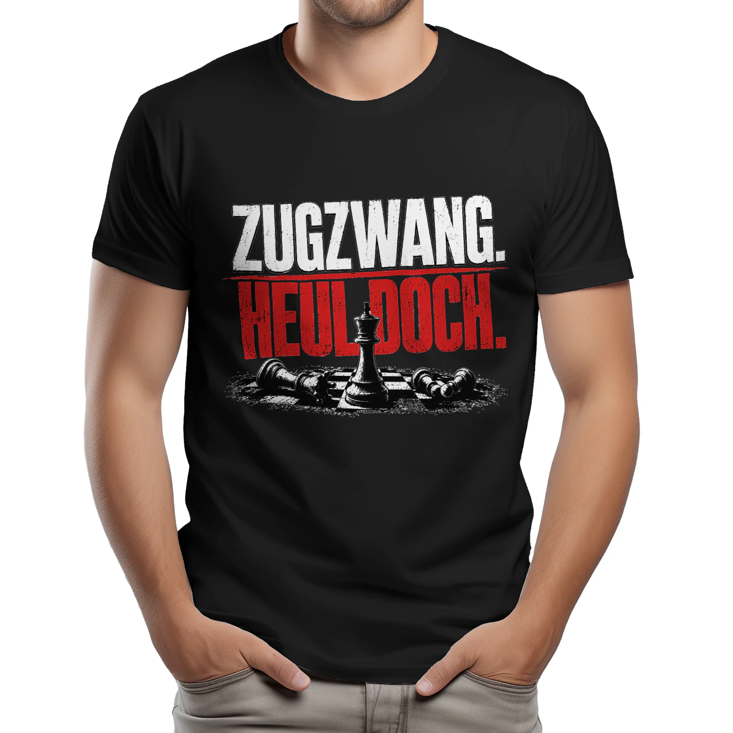 ZUGZWANG. HEUL DOCH. – Schach T-Shirt für echte Gegner