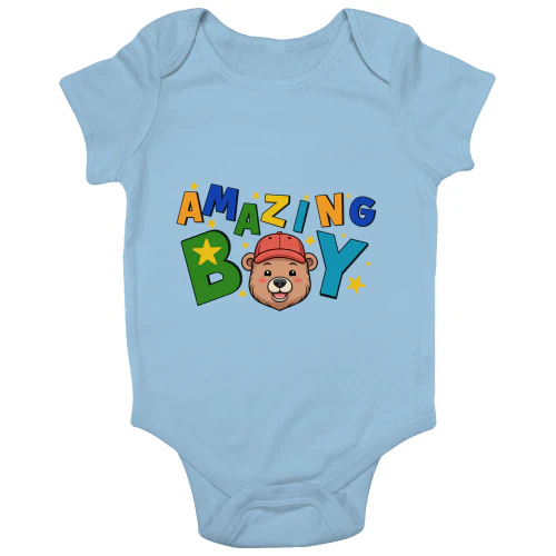 AMAZING BOY Organic Cotton Babygrow 