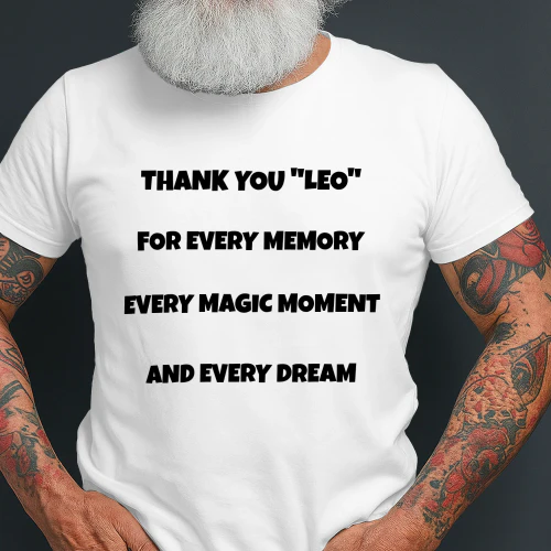 Thank You, Leo – Football Tribute T-Shirt
