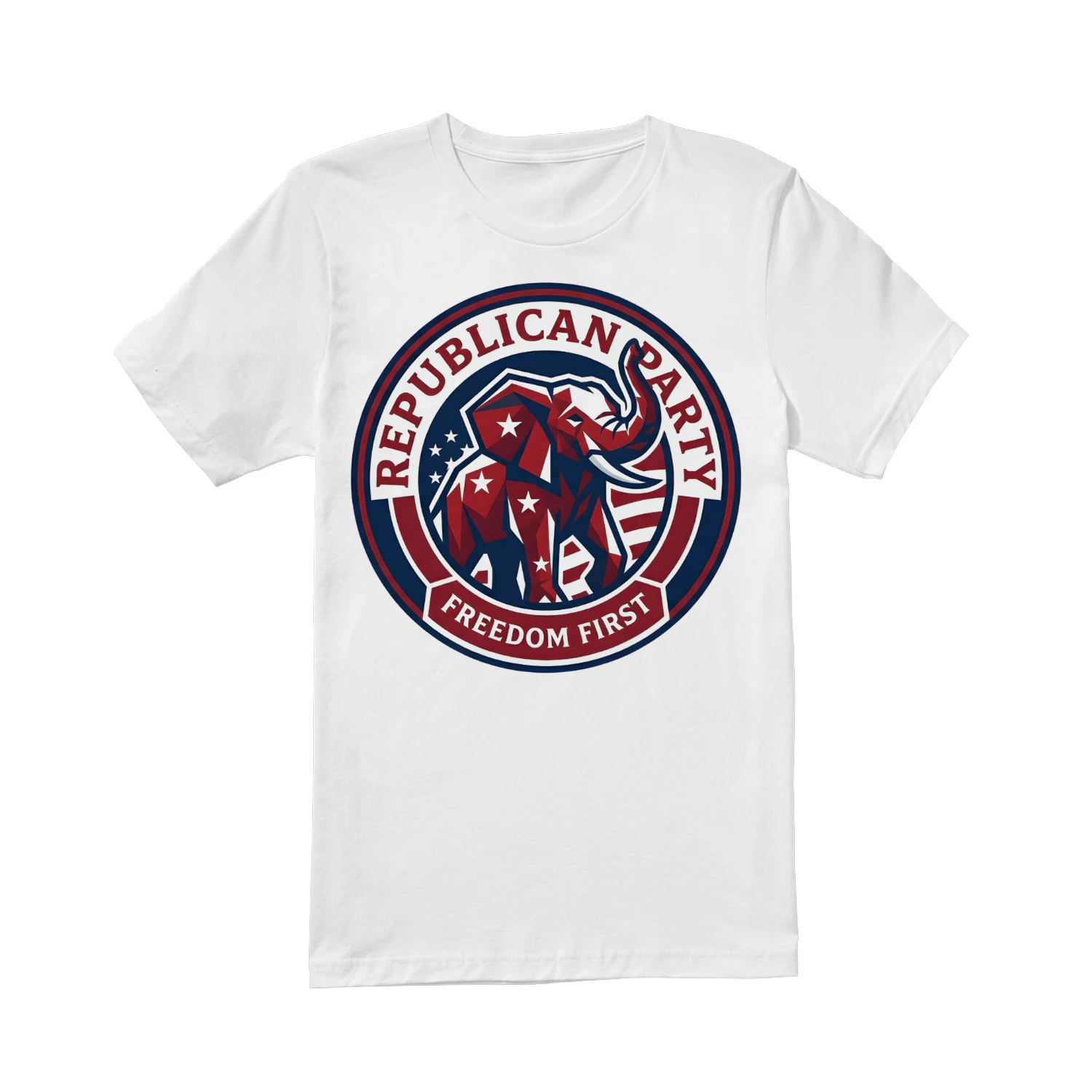 Republican Freedom First Patriotic Elephant Design