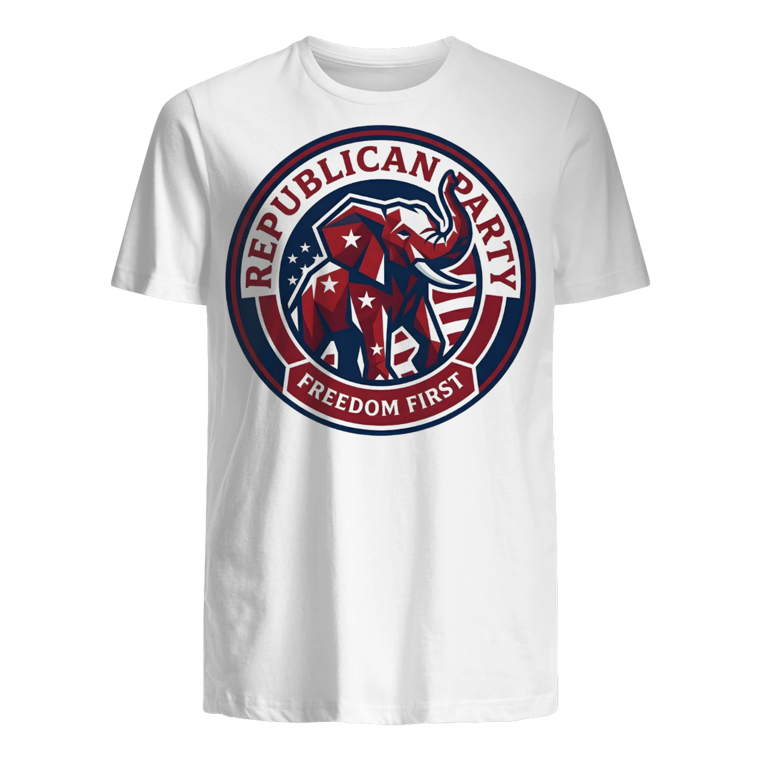 Republican Freedom First Patriotic Elephant Design