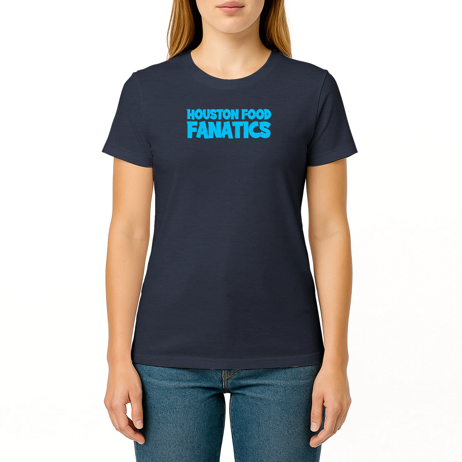 Houston Food Fanatics Classic Logo Light Blue
