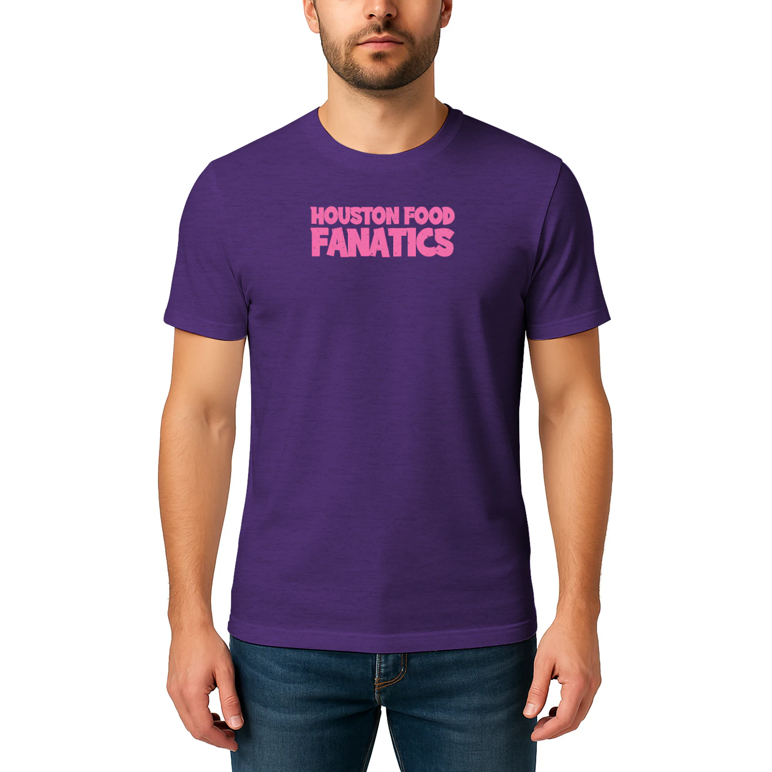 Houston Food Fanatics Classic Logo Pink