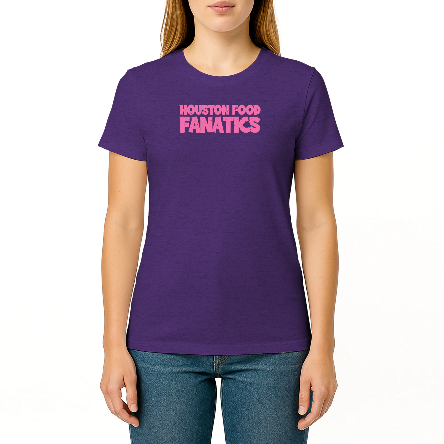 Houston Food Fanatics Classic Logo Pink