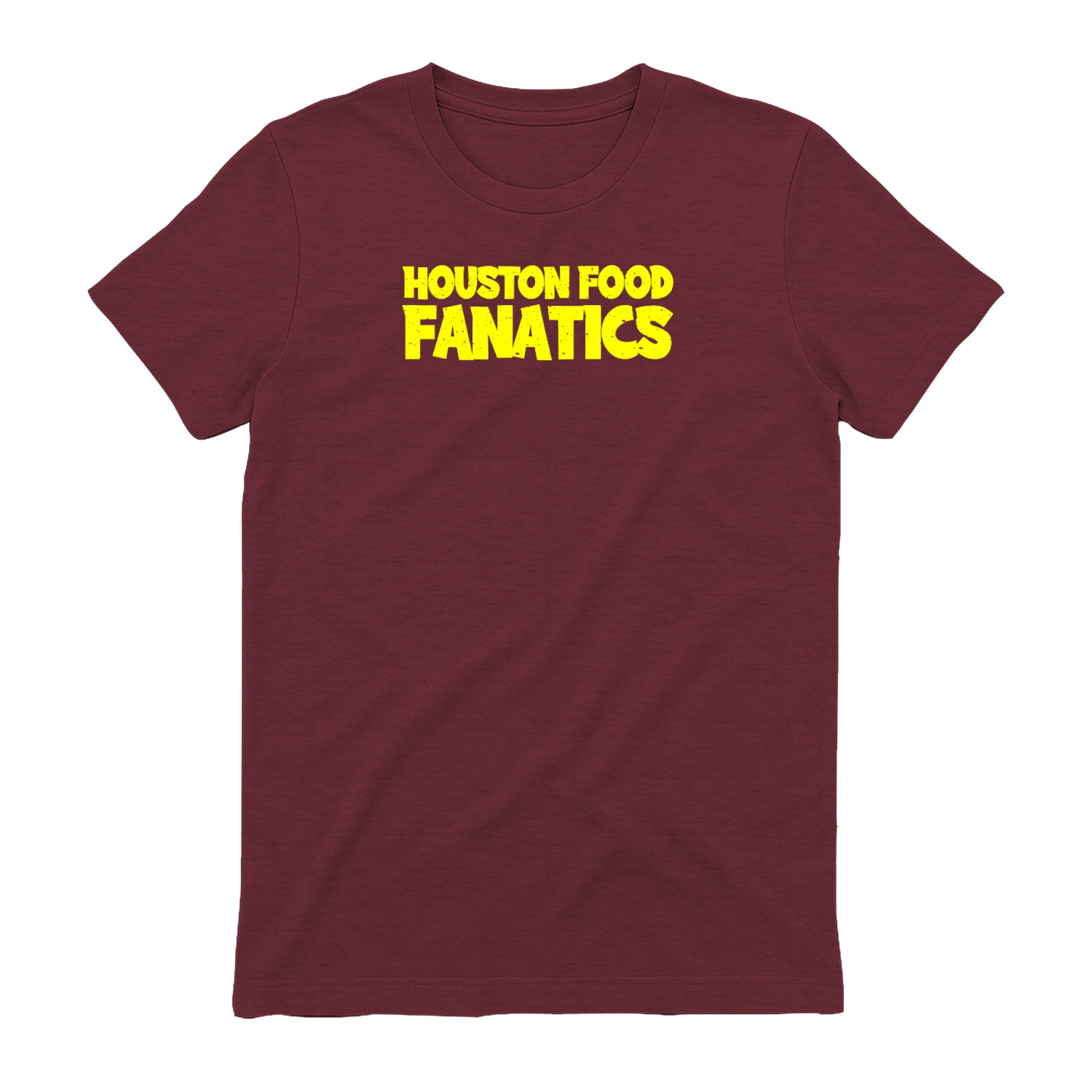 Houston Food Fanatics Classic Logo Yellow