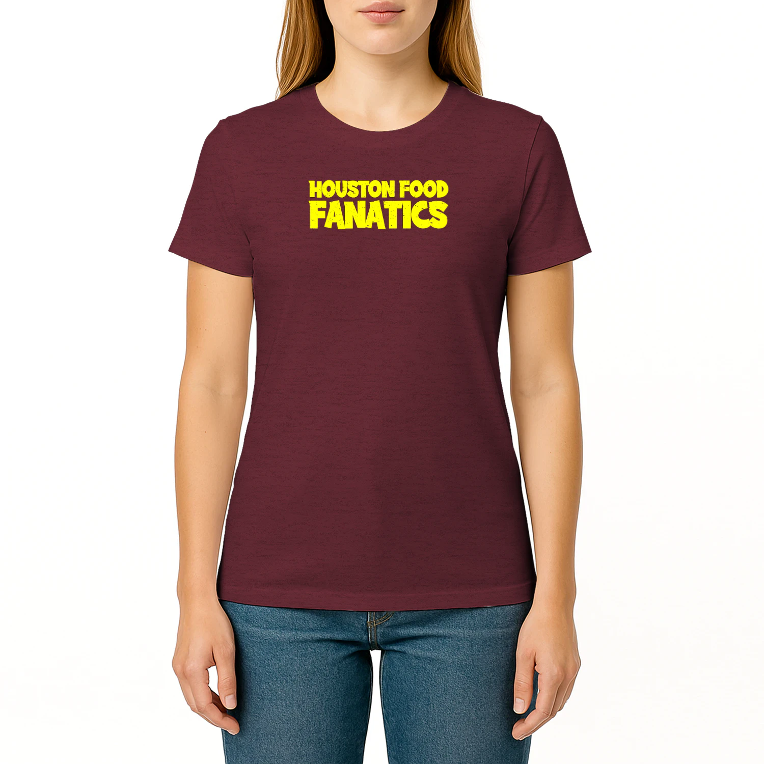 Houston Food Fanatics Classic Logo Yellow