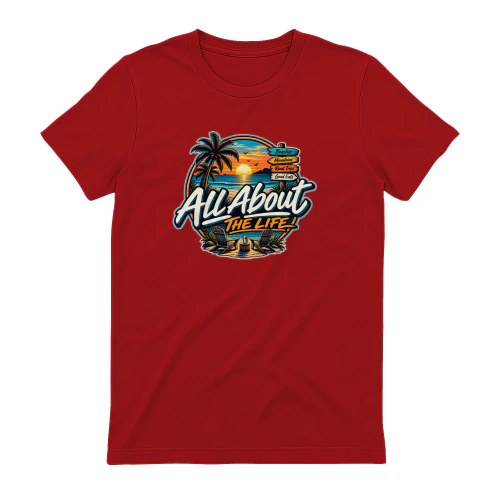 All About The Life Beach Signpost Badge