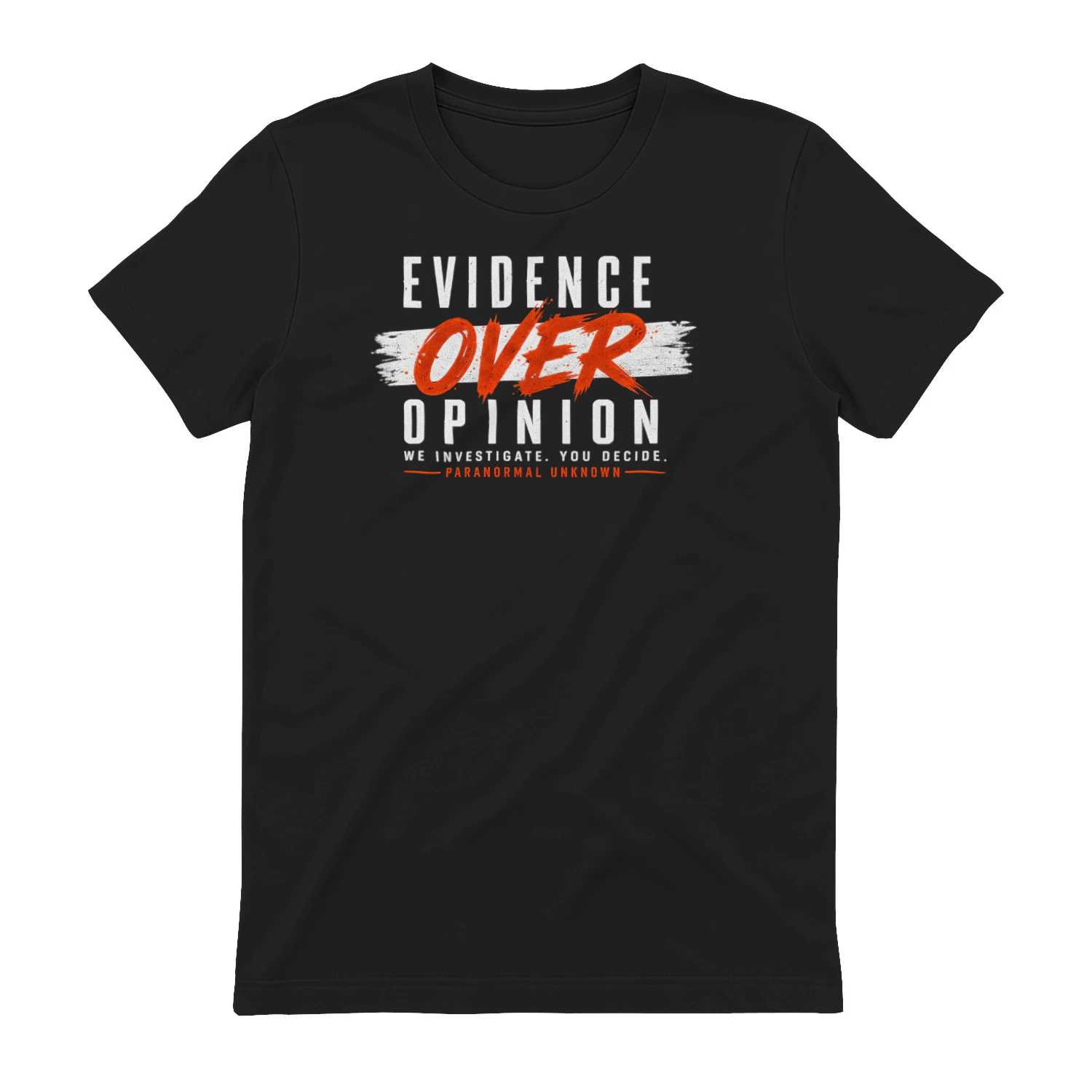 Evidence Over Opinion Brush Lettering default product mockup