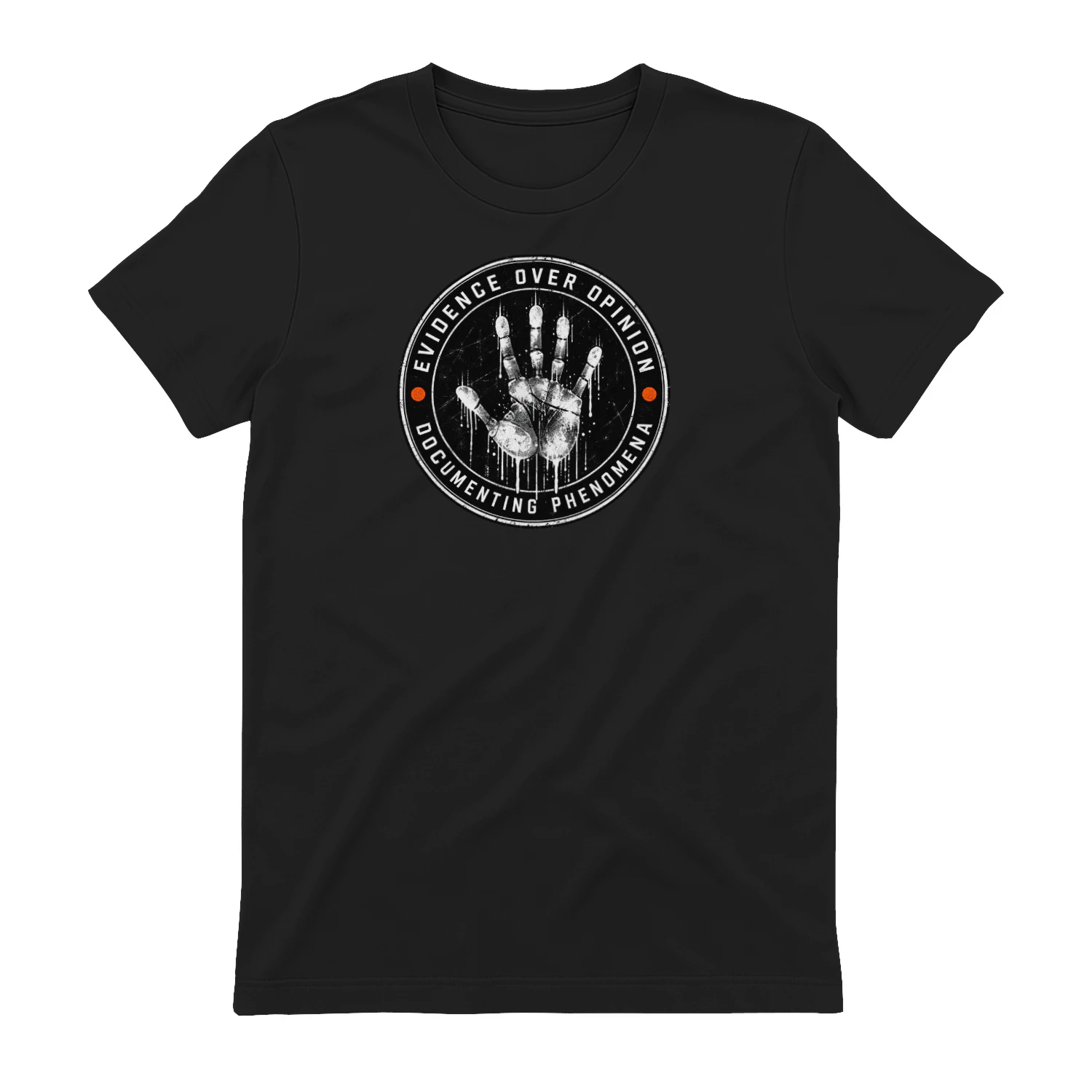 Evidence Over Opinion Handprint Badge default product mockup