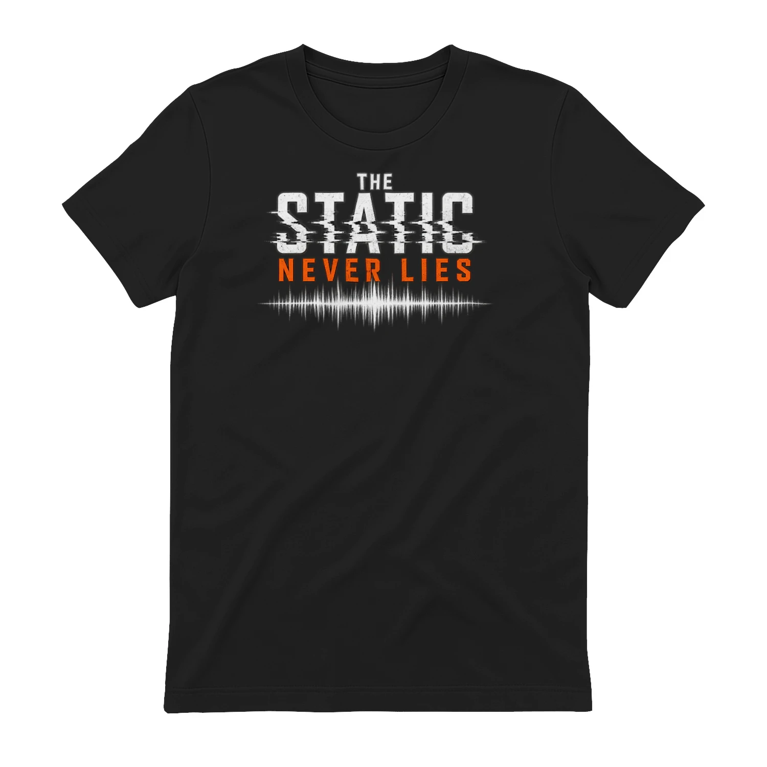 The Static Never Lies Glitch Waveform default product mockup