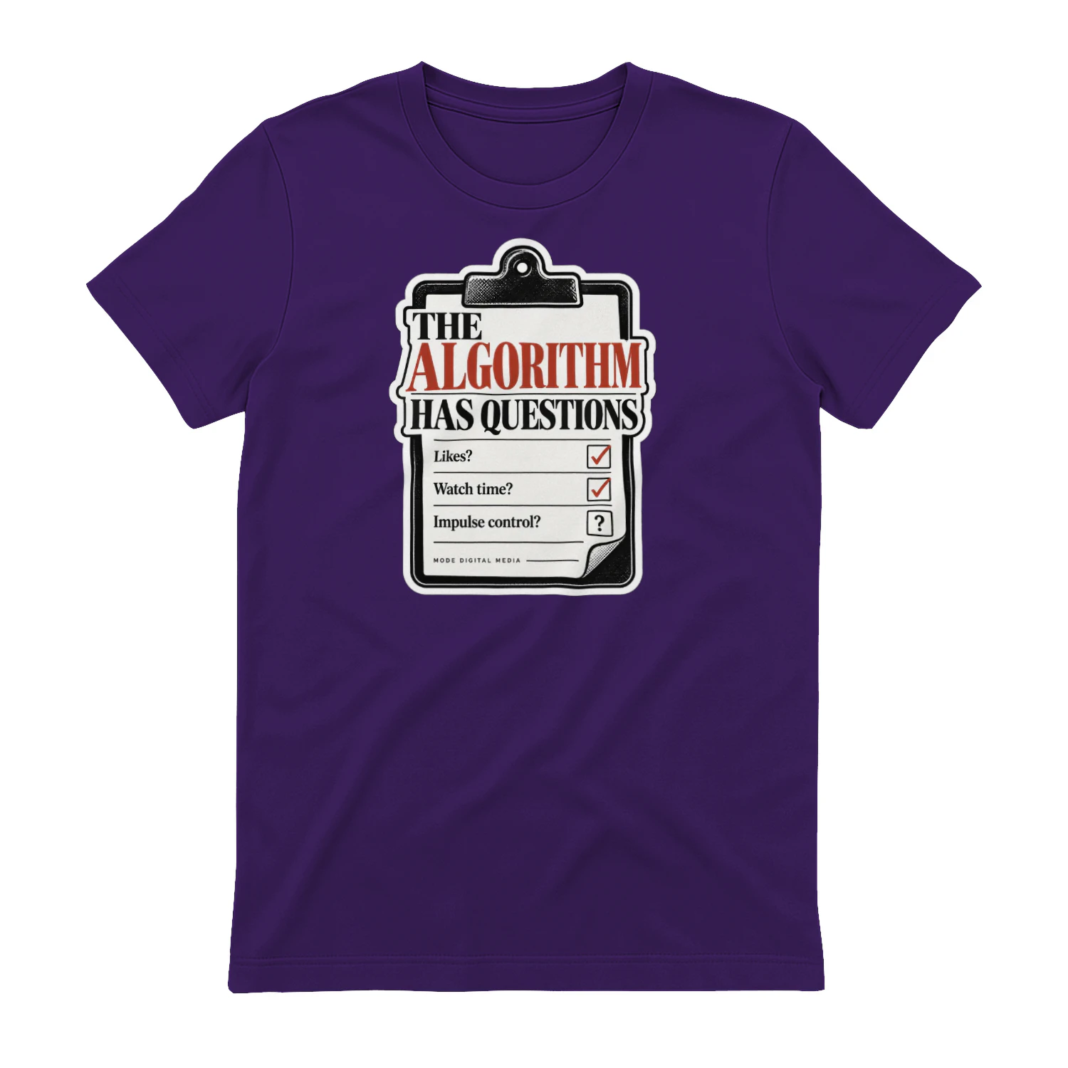 The Algorithm Has Questions default product mockup