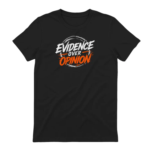 Evidence Over Opinion Brush Emblem