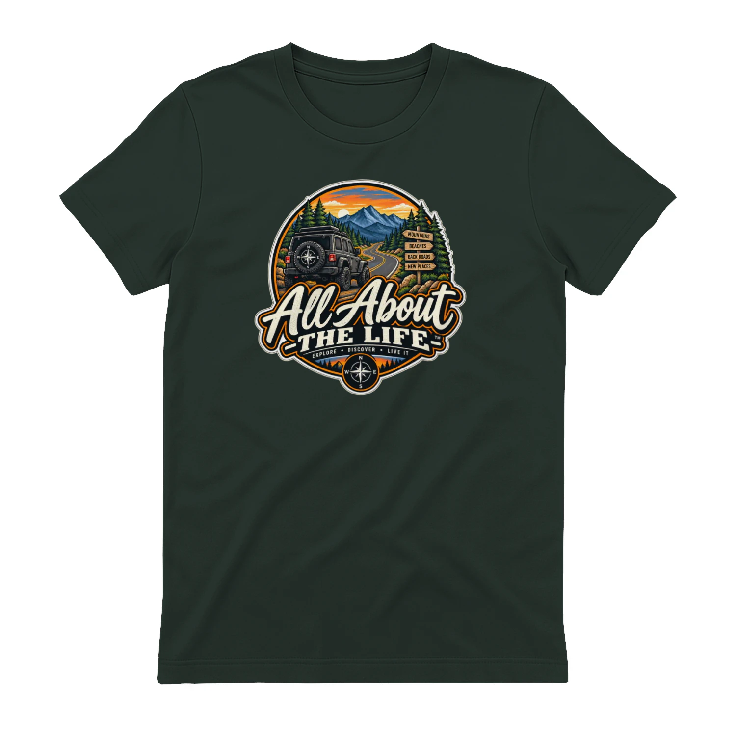 All About The Life Road Trip SUV Badge