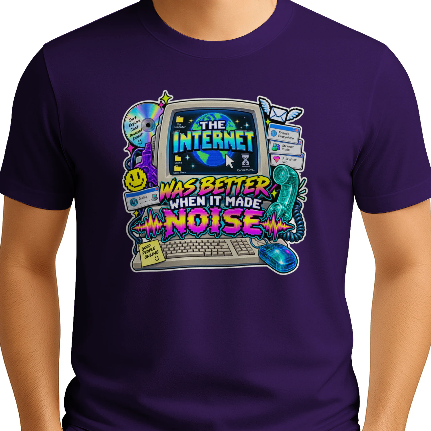 The Internet Was Better When It Made Noise
