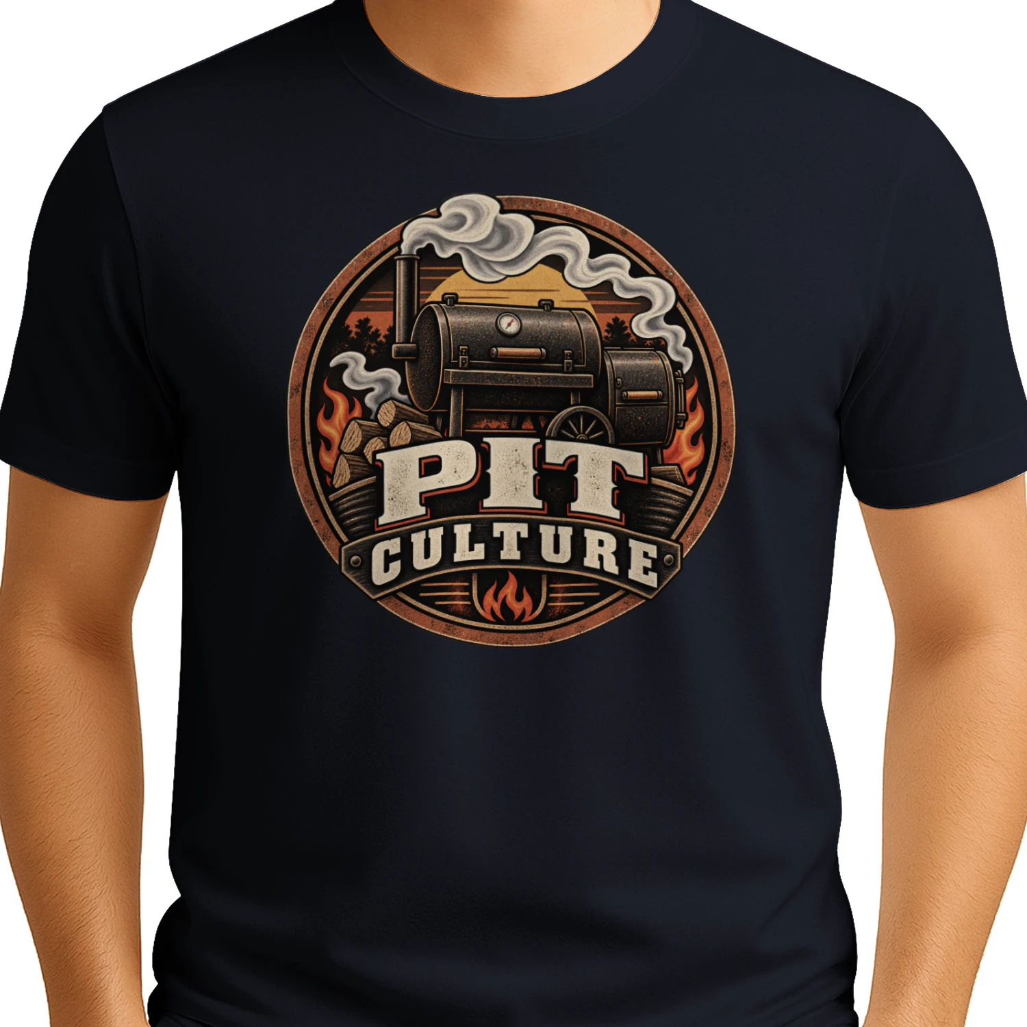 Pit Culture Smokehouse Badge