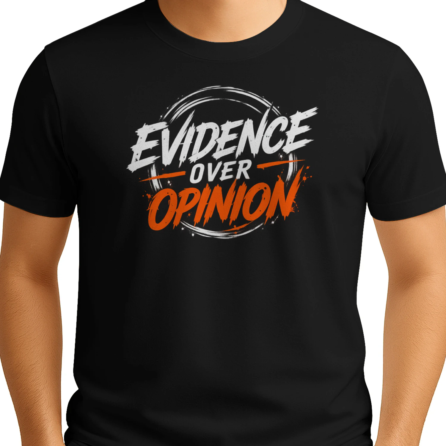 Evidence Over Opinion Brush Emblem