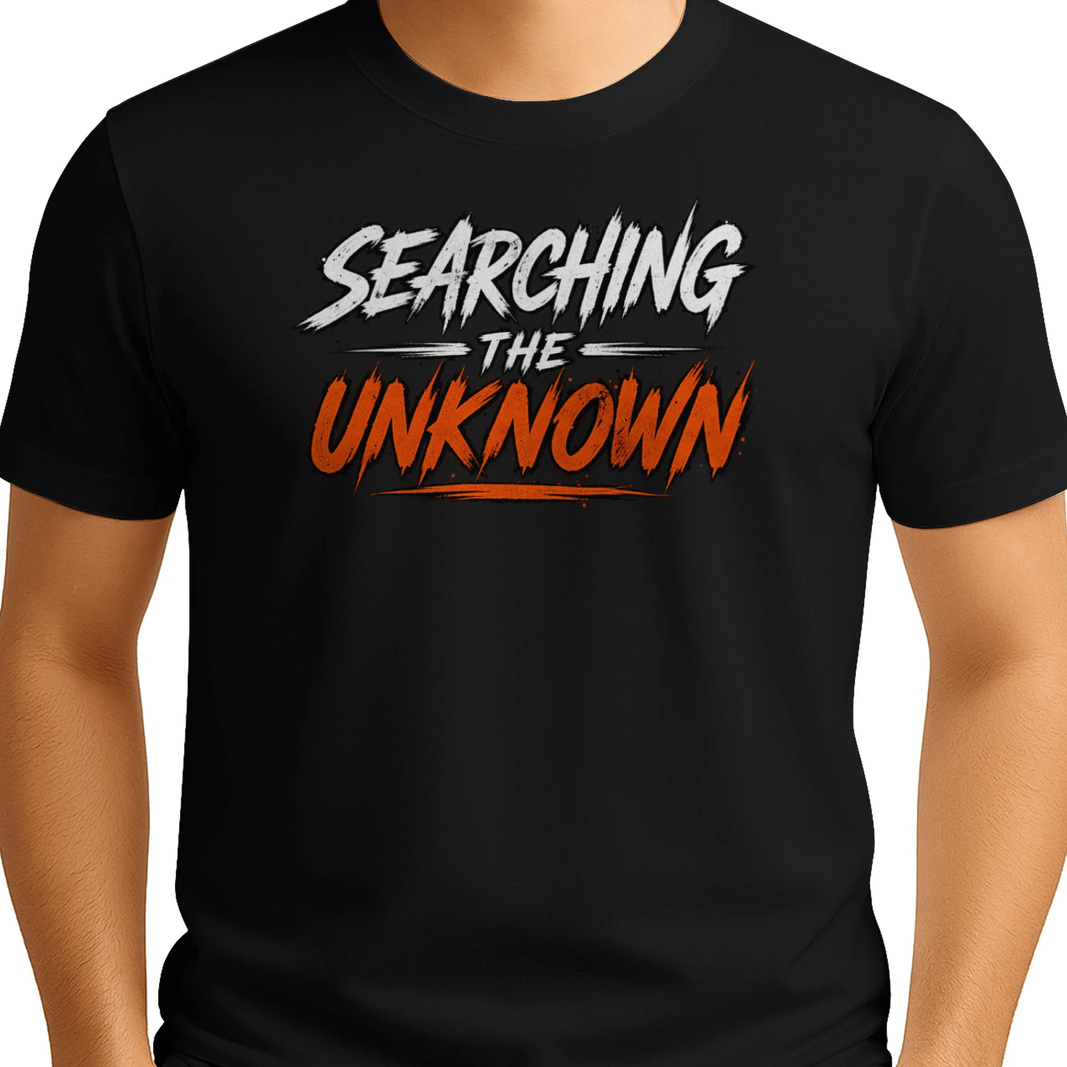 Searching the Unknown Brush Wordmark