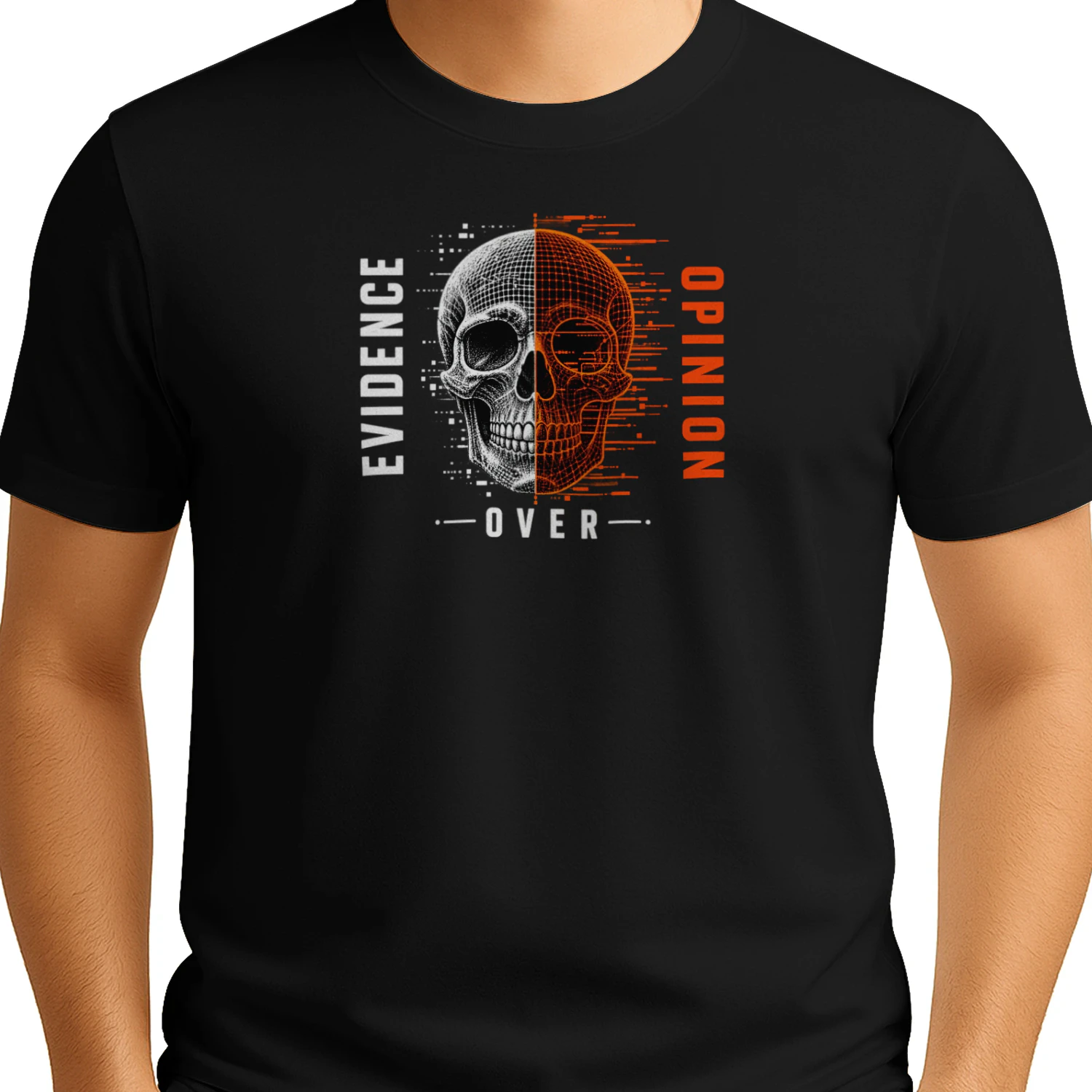 Evidence Over Opinion Split Skull