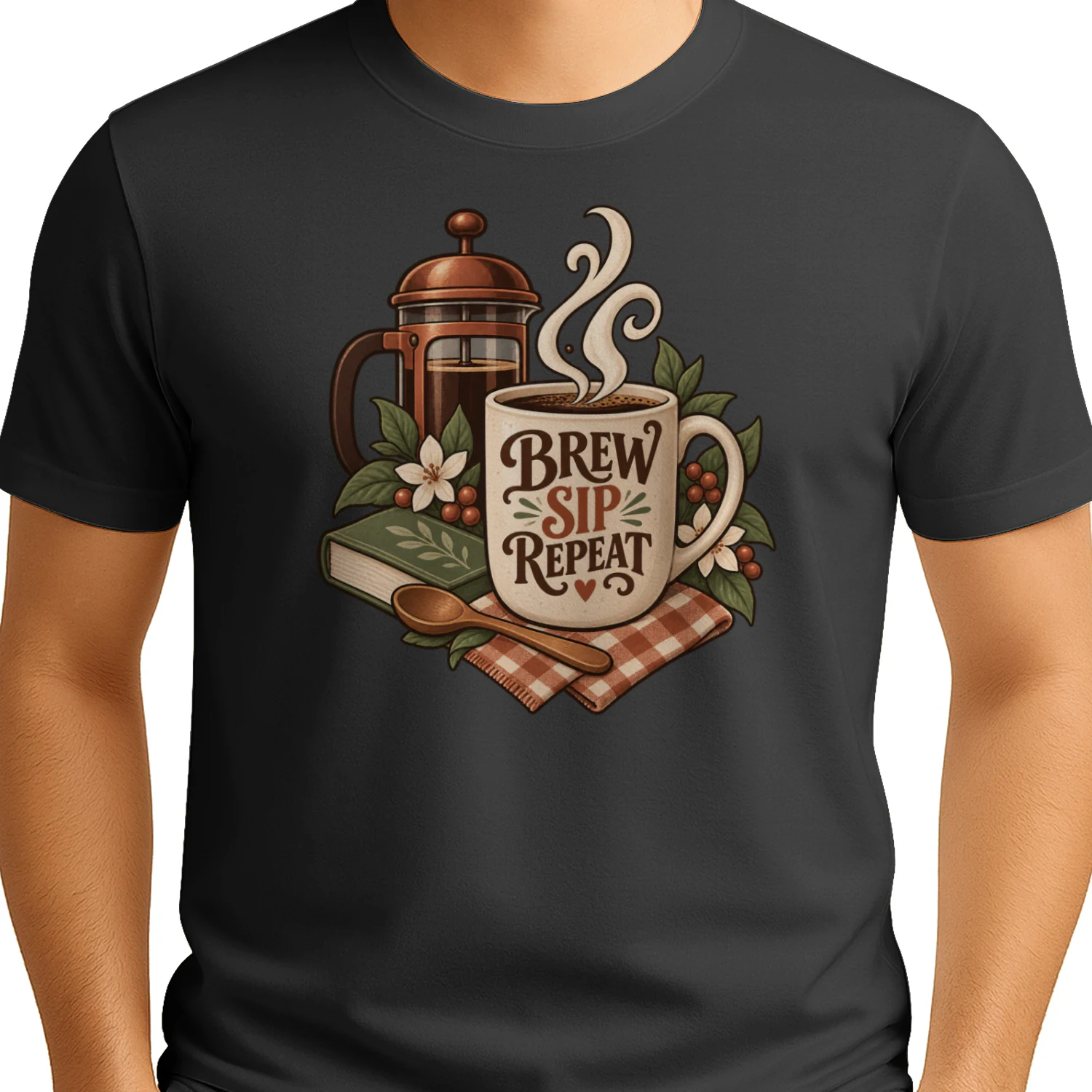 Brew Sip Repeat Good Days Start Here