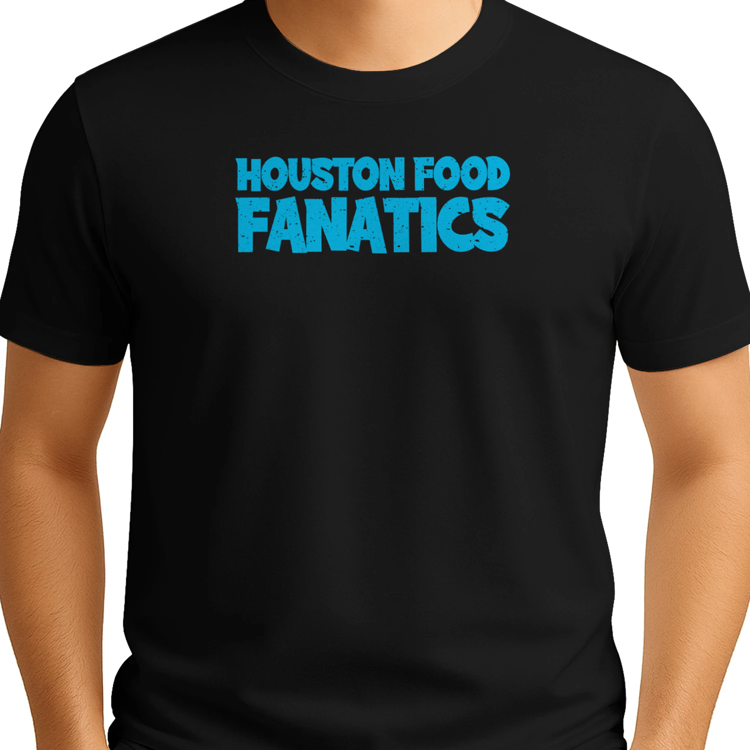 Houston Food Fanatics Classic Logo Light Blue