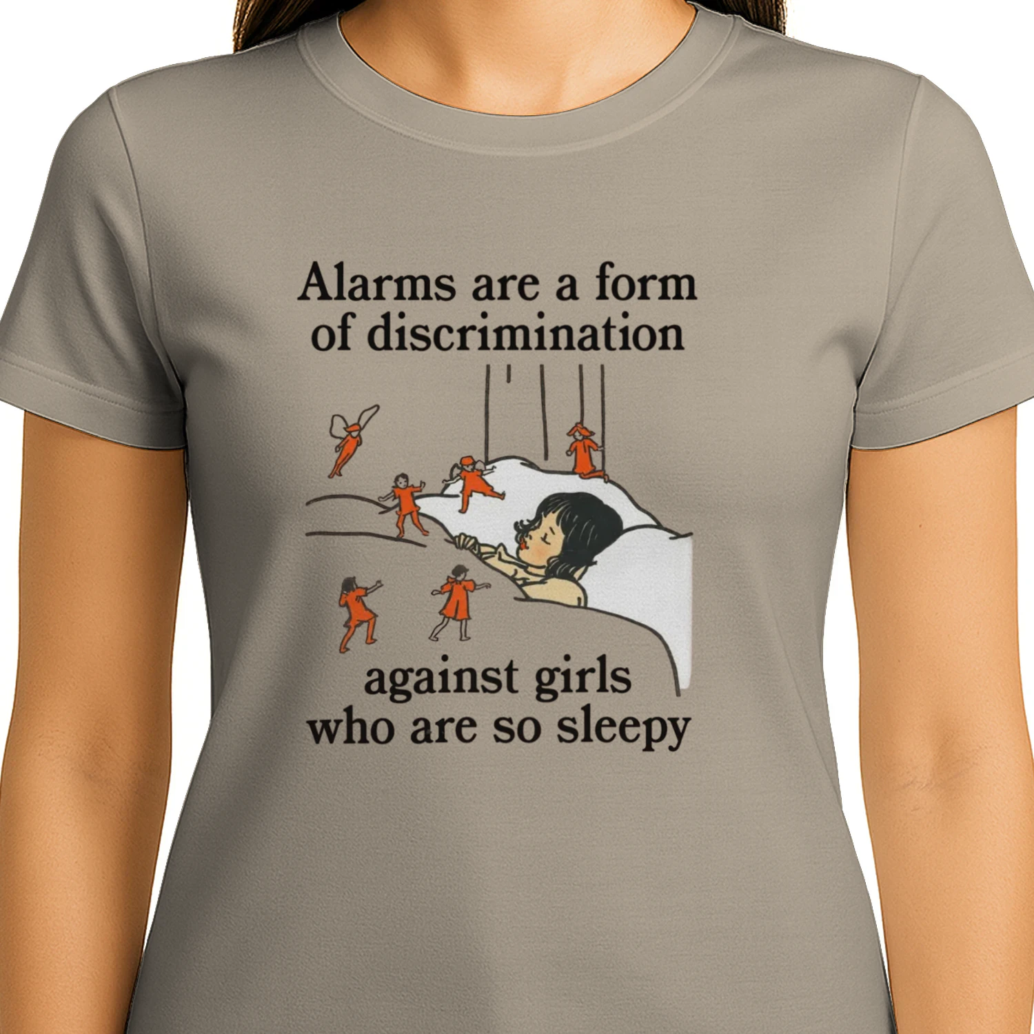 Alarms Are A Form Of Discrimination Against Girls Who Are So Sleepy.
