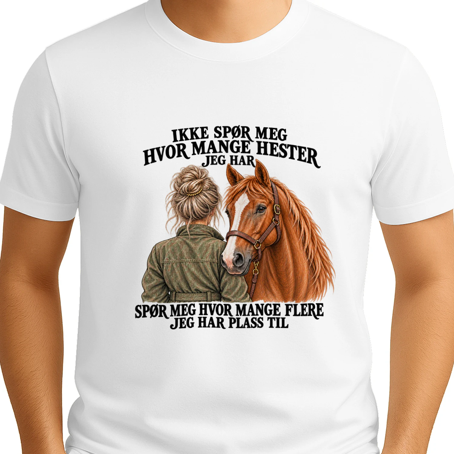 IKKE SPØR MEG HVOR MANGE HESTER JEG HAR.