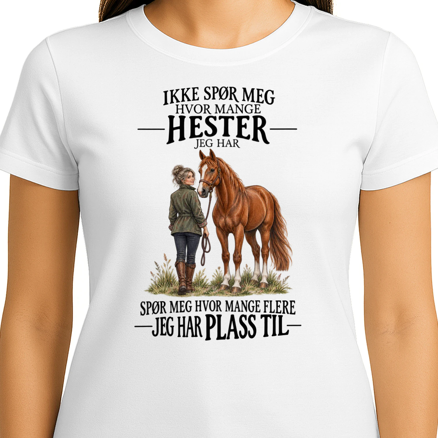 IKKE SPØR MEG HVOR MANGE HESTER JEG HAR.
